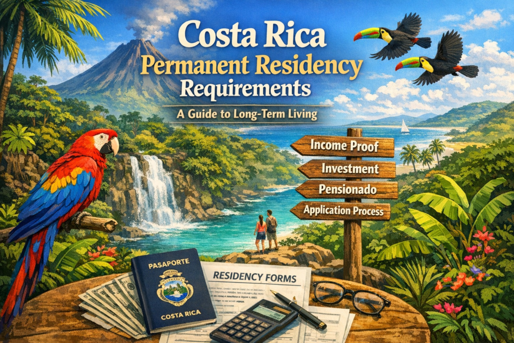 Costa Rica Permanent Residency Requirements
