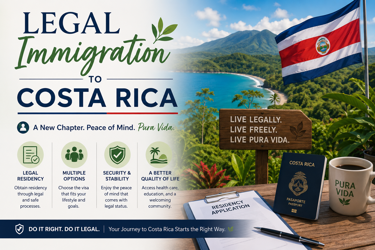 Legal Immigration to Costa Rica: A Complete Guide to Moving the Right Way